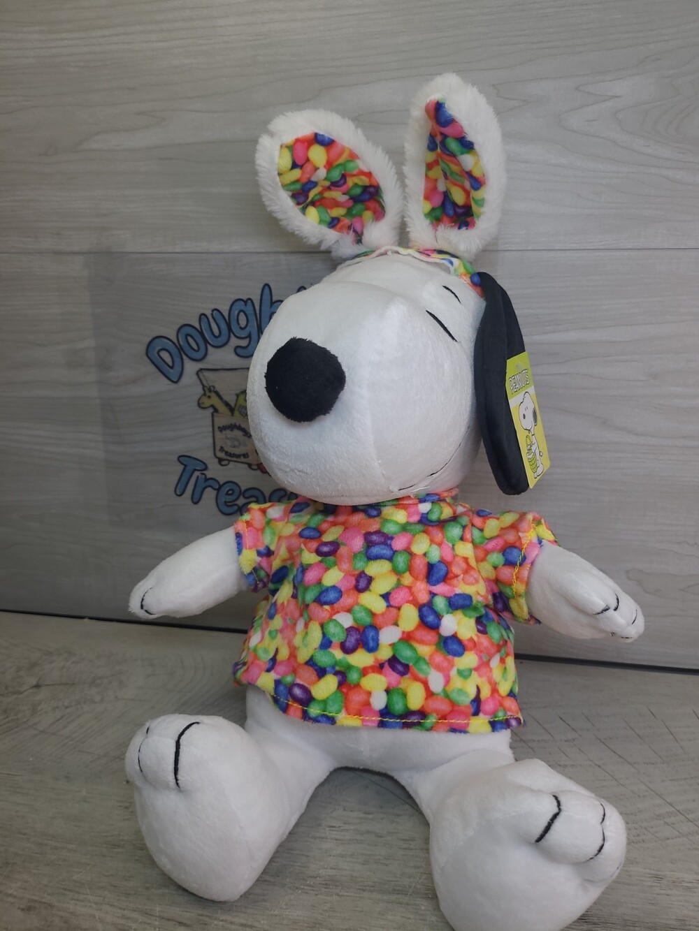 Snoopy Peanuts Plush Easter Beagle Jelly Beans Outfit NWT 2018 Plush Stuffed Toy